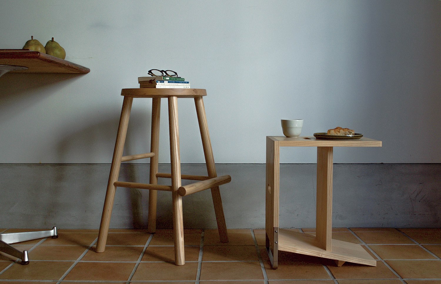 「books and coffee and stool」